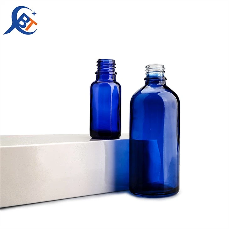 Essential Oil Blue Bottles With Glass Droppers