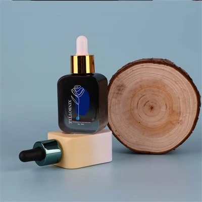 Chai thủy tinh mỹ phẩm tùy chỉnh bình phương Chicper Tinh dầu chai 30ml Chai huyết thanh